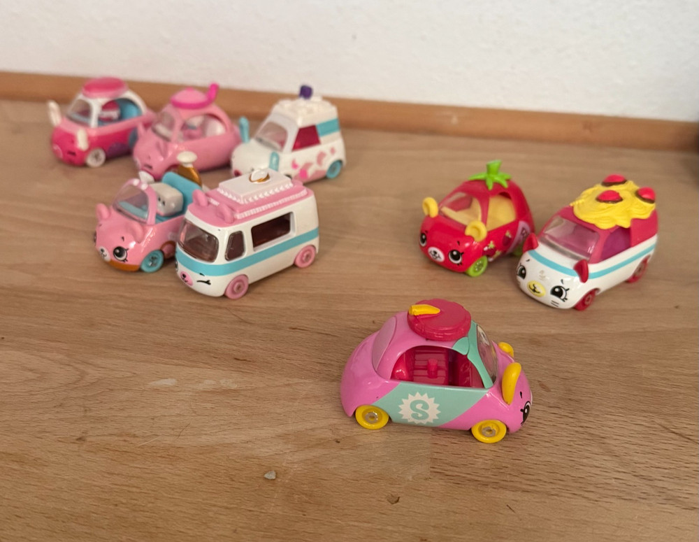 Shopkins Cutie Cars Tea Brake Collection Wedding and Italian LOT of 8