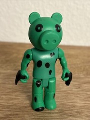 Roblox Piggy3.5 ActionFigure Dinopiggy Articulated Green PVC Toy