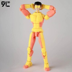14cm 3D Printed Invincible Superhero Action Figures with Articulatable Limbs