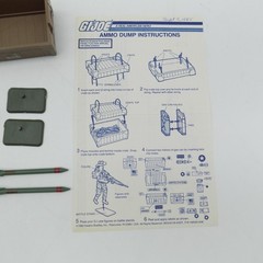 VINTAGE 1985 GI Joe ARAH Ammo Dump Playset Near Complete with Manual