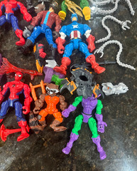 HUGE LOT Marvel Super Hero Mashers -Spiderman, Doc Ock, Groot, Hulk, Loki + more