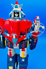 Popy Armored Fleet Dairugger XV Vintage Combining Robot Toy Die-cast Japan 1980s