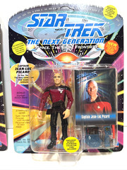 Star Trek TNG Picard & Data 5” Action Figure Lot 1993 Playmates