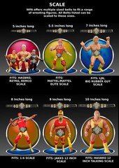 WWF Ljn Scale Winged Eagle Hand-Made Wrestling Figure Belt