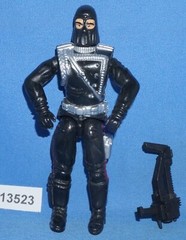 G.I. Joe 2003 COBRA COMMANDER w/WEAPON & CARD FUNSKOOL India RARE 3.75″ Figure