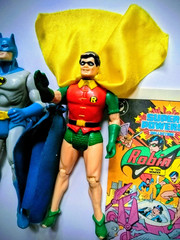 dc super powers kenner 1984 batman and robin with mini comic #9