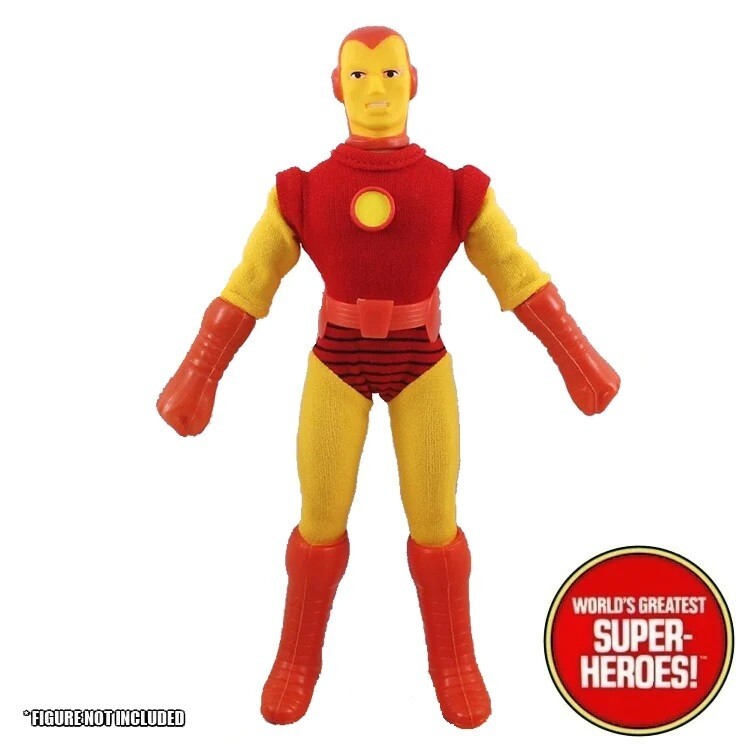 Mego Avengers Iron Man Ironman Sticker Pre-Cut Vinyl For WGSH 8″ Action Figure