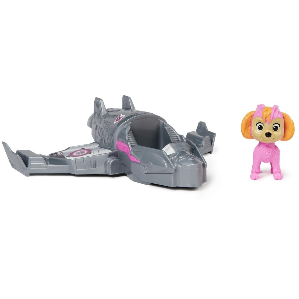 Paw Patrol Mighty Movie Skye Figure & Airplane Toy for Kids Ages 3+