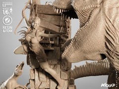 3D Printed Fan Art Tomb Raider Diorama by Wicked