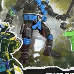 Playmates Teenage Mutant Ninja Turtles x G.I. Joe Snake Eyes x Leo Action Figure