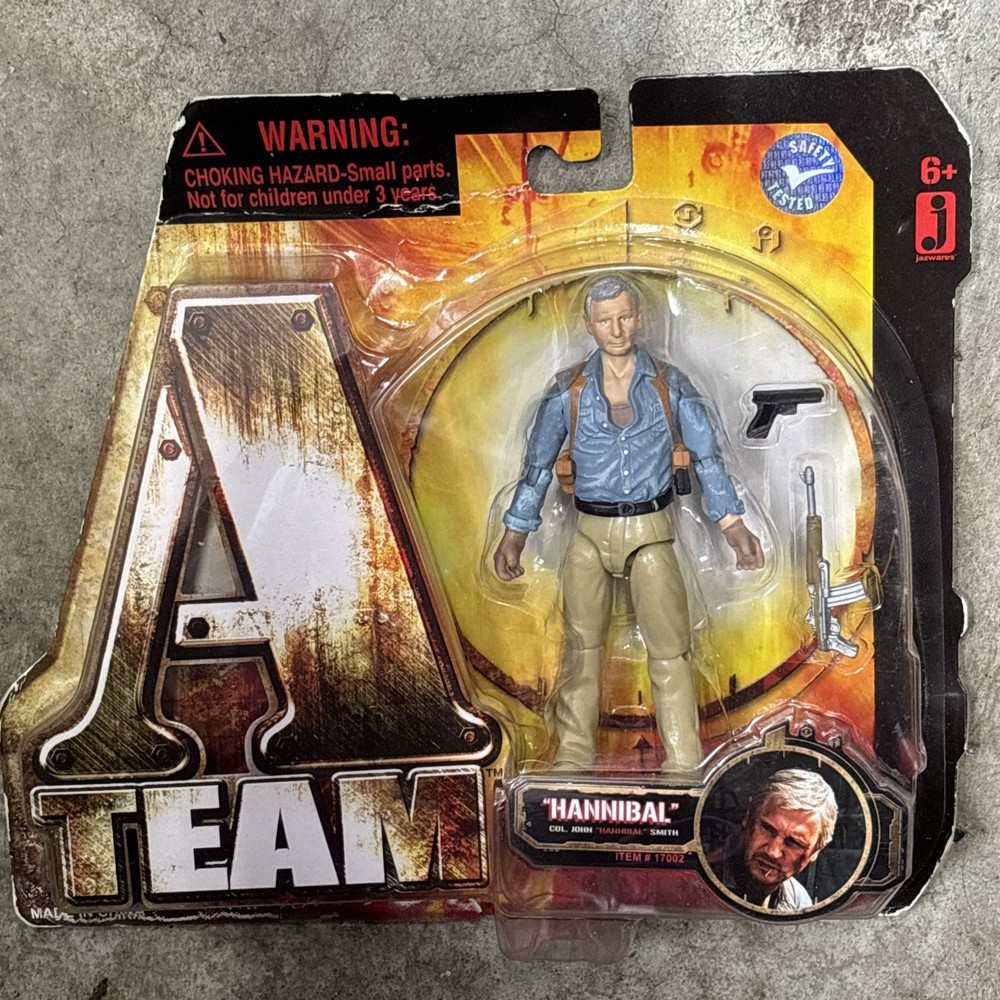 COL JOHN HANNIBAL SMITH — A-Team Movie 4 Inch 1:18 Scale jazwares 2010 Unopened