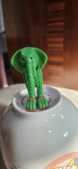 Italian Brainrot Lirili Larila 2.5″ Figure Green Cactus Elephant Rare Toy