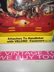 RAMBO Toys For Bikes 3-D Bike Shield W/ Classic Headband Stallone NEW ARCO 1986