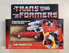 TRANSFORMERS G1 AUTOBOT SIDESWIPE MISB US SELLER RARE! CAR TOY ROBOT