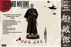 Infinite Statue X Kaustic Plastik TOSHIRO MIFUNE RONIN 12in Action Figure Doll