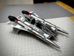 Buck Rogers Thunderfighter Starfighter Model 11in. (CHROME)
