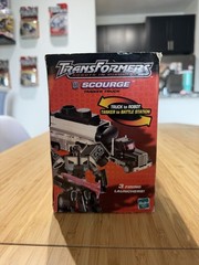 Transformers Robots In Disguise (RID 2001) Scourge Tanker Truck Brand New In Box