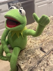 Applause Plush Kermit the Frog Poseable Jim Henson Muppets 19” Wire Arms & Legs