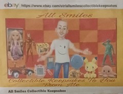 Doll, action figure, fem-character in pink top and white shirt with khaki/beige