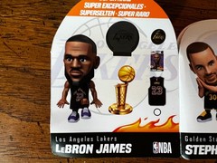 2024 Zuru NBA Ballers LeBRON James Super Rare Los Angeles Lakers with Trophy