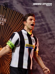 Football Stars Memoirs Studio 1/6 Del Piero Figure Roaring Head