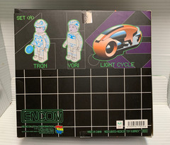 KUBRICK TRON MEDICOM TOY SET (A). TRON YORI LIGHT CYCLE.