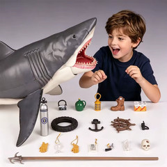 NECA 1975 The Game of Jaws 50th Anniversary Great White Shark 18″ Action Figure