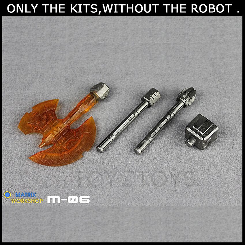 3D Print Matrix Workshop M-06 Axe Upgrade Kit For SIEGE Voyage OP Prime