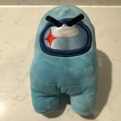 NWT Among Us SHAPESHIFTER’S Egg Cyan BLUE 7″ Transforming Crewmate Plush 2023