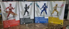 MIGHTY MORPHIN POWER RANGERS LIGHTNING LOT METALLIC RED BLUE YELLOW BLACK NEW