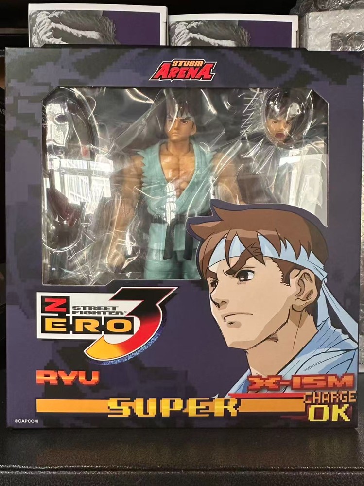 Street Fighter 3 Zero Alpha Storm Arena Ryu 1/12 Action Figure Special Color！