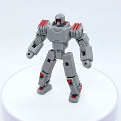 Commander | Robot Mech Action Figure | 3D Printed Humanoid Articulated Toy