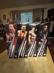 WWE Mattel Elite Series 12 Monday Night War Complete Set 4 Fig + Rockabilly BAF