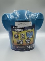 Rainbow Friends Cyan Collector Bundle Coin Bank Head Toy Set NEW Sealed Mystery