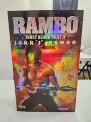 John J Rambo 1/6 Scale Figure MMS06 First Blood Part II Hot Toys Complete in Box