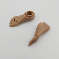 1/6 Scale Male Solider Feet Model for 12in Action Figure Accessory Toys 1Pair
