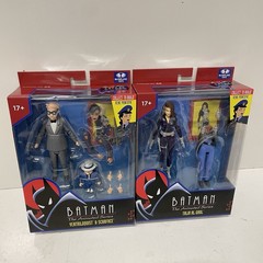 McFarlane DC Batman Ventriloquist/Scarface & Talia Al Ghul BAF Rene Montoya
