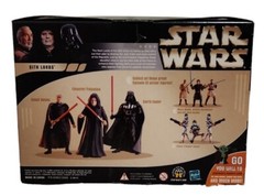 Hasbro Star Wars Episode III Emperor Palpatine, Darth Vader,Count Dooku
