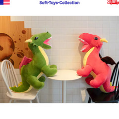 Dragon Plush Toy Soft Stuffed Animal Fantasy Dinosaur Kids Gift 24/32inch