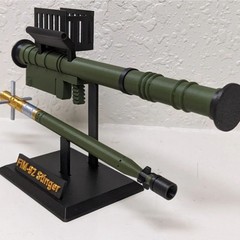 1/7 FIM-92 Stinger Missile Launcher Diecast Static Model Military DesktopDisplay
