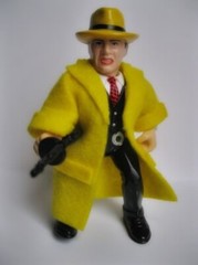 Custom Playmates Dick Tracy 5 Jacket Trench Coat LOT SET no figure big boy brow