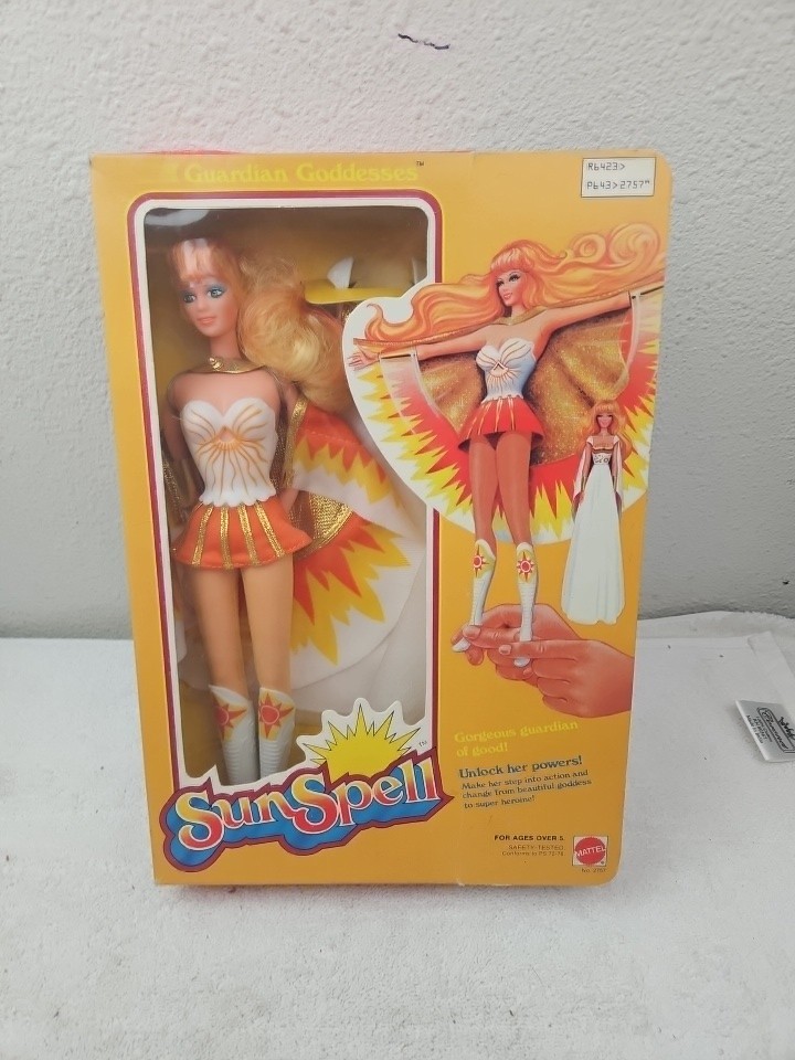 MATTEL SUNSPELL GUARDIAN GODDESS ACTION FIGURE NEW 1979