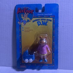 1996 Playskool PBS Kids Arthur 3.75″ D.W. Action Figure Vintage NIP