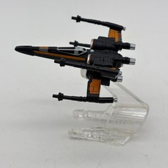 Hot Wheels Star Wars Poe Dameron X-Wing Fighter Black Die-Cast Vehicle Stand
