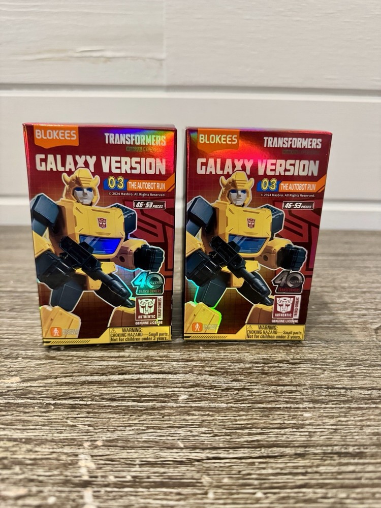 Blokees Transformers Galaxy Version 03 Autobot Run Figure 1:1 Build Kit Set of 2