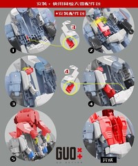 GO Better 3D DIY Filler Upgrade Kit For SS86 Thundercracker Accessories