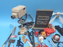 Marvel Legends DC & NECA Parts Acessories Lot Mr Freeze Guns Swords Hands Heads
