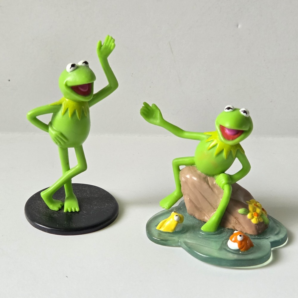 2 Kermit The Frog PVC Figures By Applause