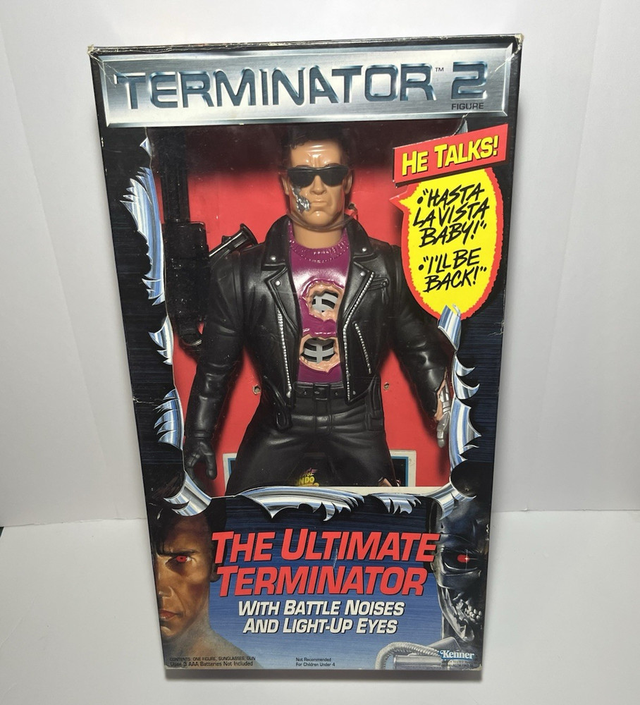 Vtg 1991 Kenner Terminator 2 Talking Figure – NIB – 90s Ultimate Schwarzenegger