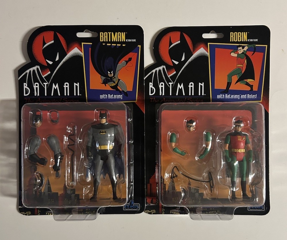 Mezco Batman The Animated Series 5 Points Action Figure Set of 2 NEW